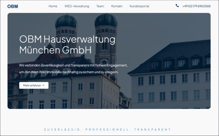 Property Management WordPress Website – View 2