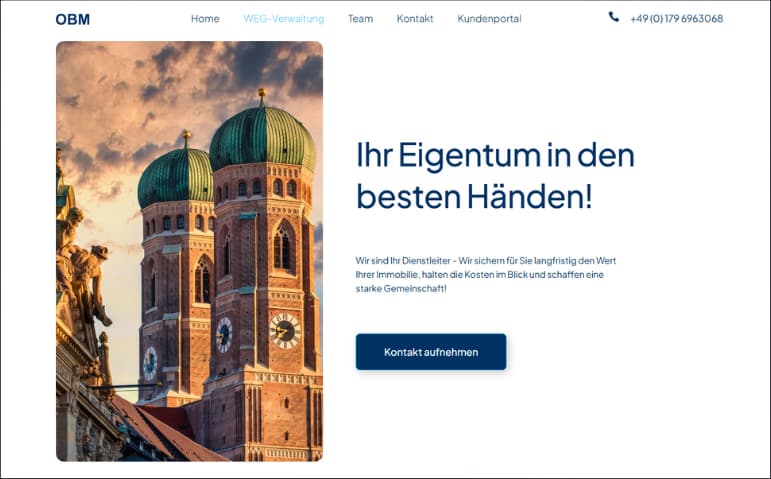Property Management WordPress Website – View 3