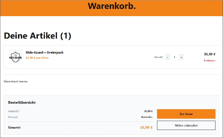 Ride-Guard Notfall-System – Ansicht 3